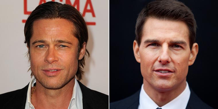 Brad Pitt, Tom Cruise