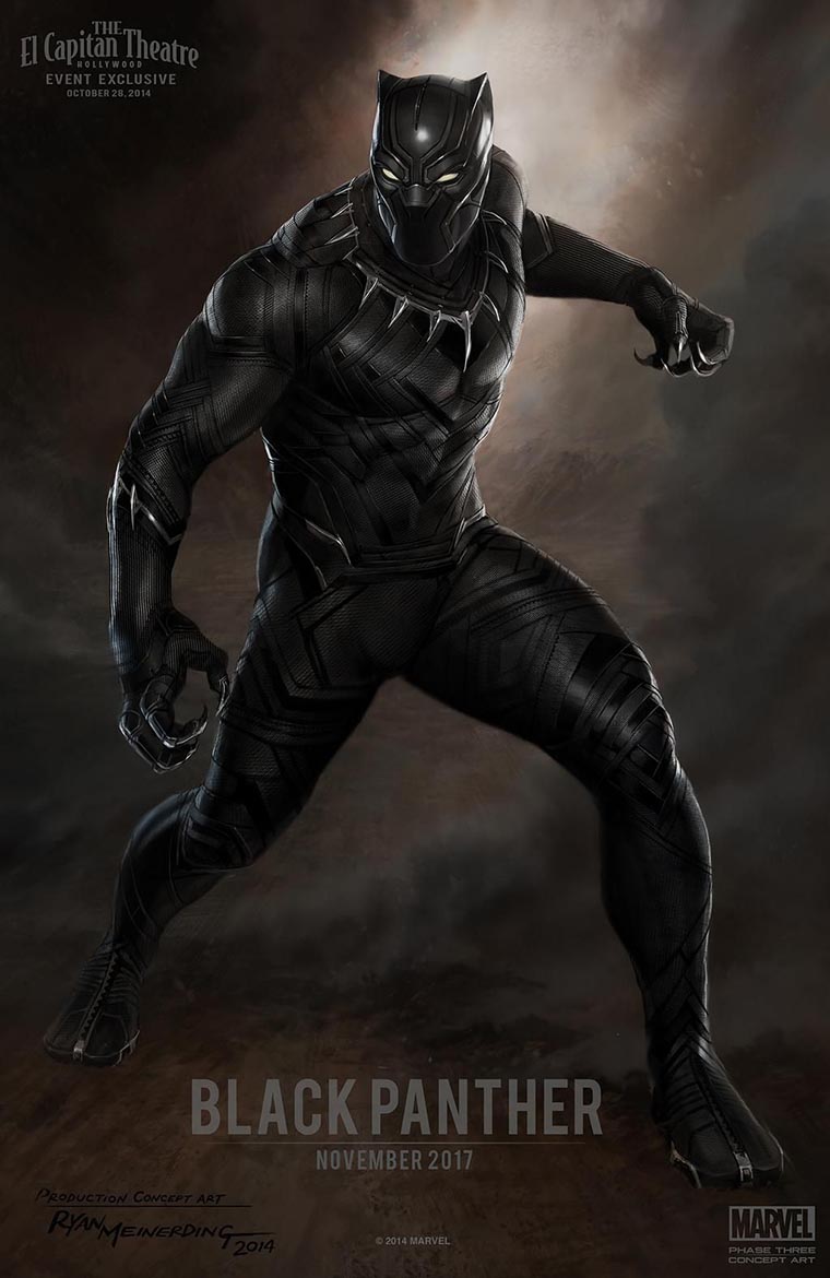 Chadwick Boseman, Black Panther, concept art