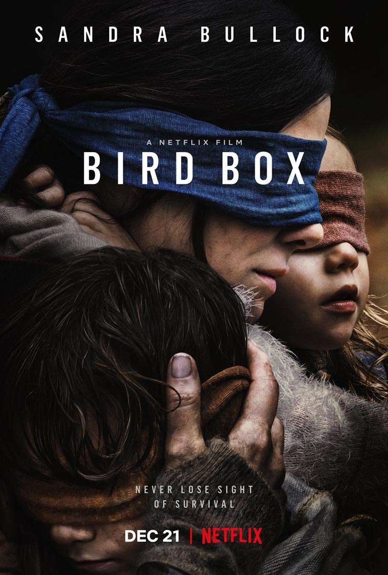 Bird Box, Sandra Bullock, Netflix