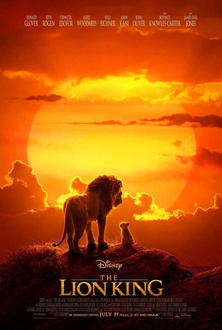 The Lion King, El Rey León, live-action, poster