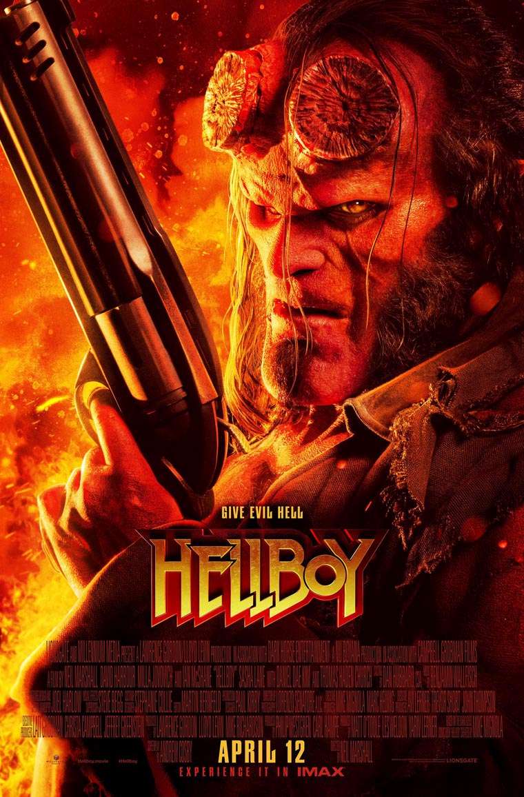 Hellboy, poster, trailer, David Harbour, reboot, relanzamiento