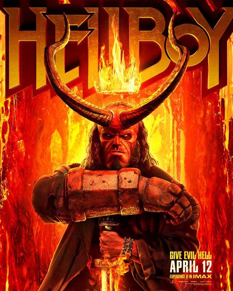 Hellboy, poster, trailer, David Harbour, reboot, relanzamiento