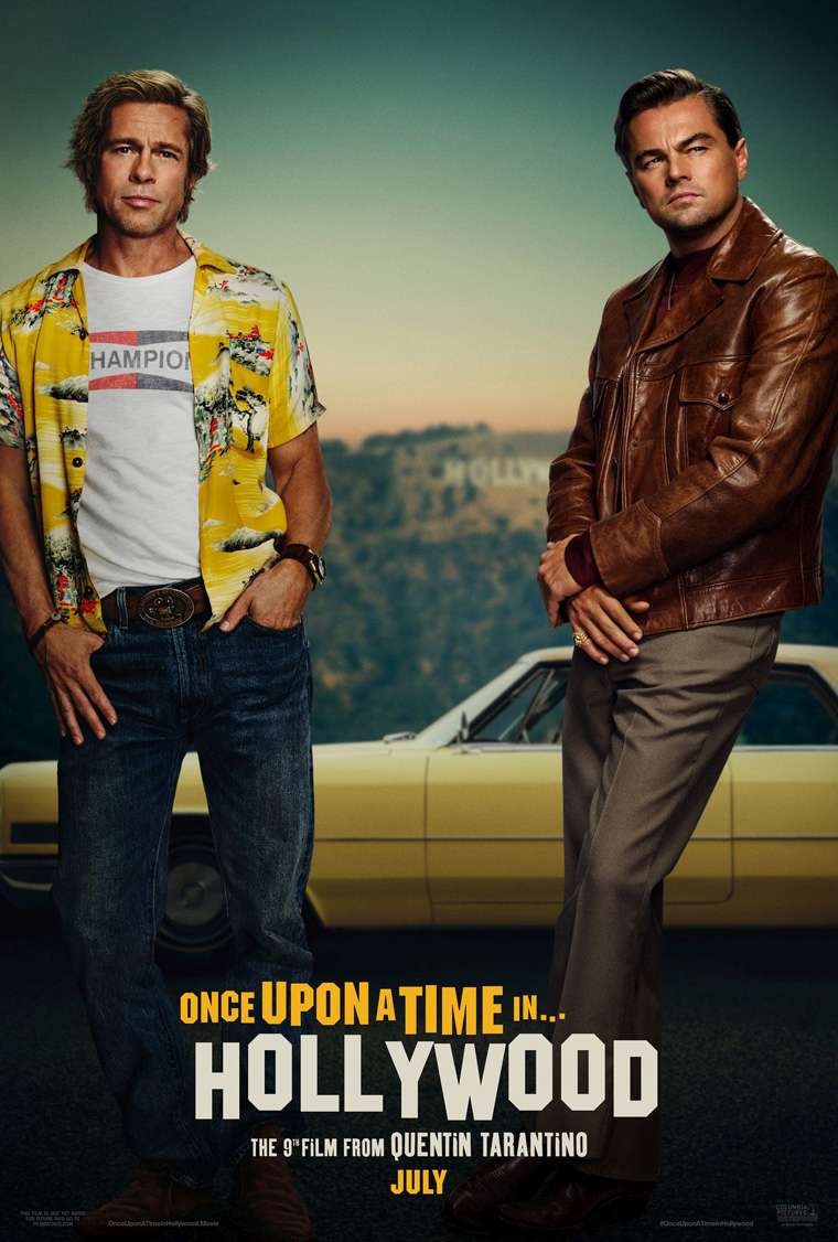 Once Upon a Time In Hollywood, poster, trailer, Quentin Tarantino, Brad Pitt, Margot Robbie, Leonardo DiCaprio