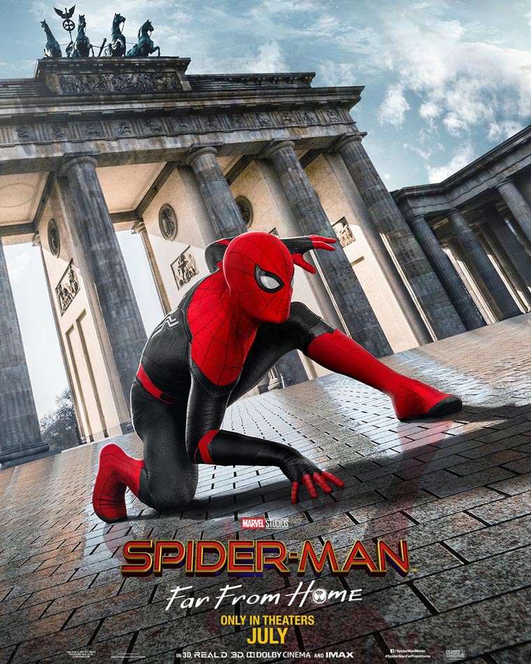 Spider-Man: Far From Home, Spider-Man, Hombre Araña, Tom Holland, poster, posters, Avengers, Nick Fury