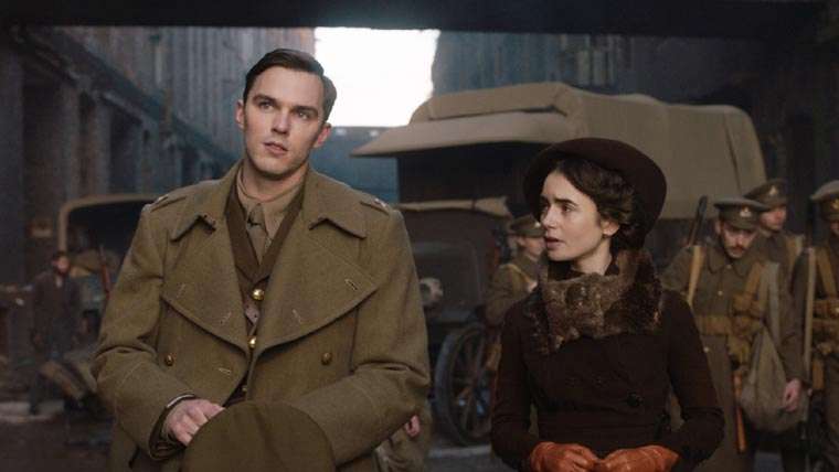 Tolkien, movie, biopic, nicholas hoult, Lily Collins, JRR Tolkien, Lord of the Rings