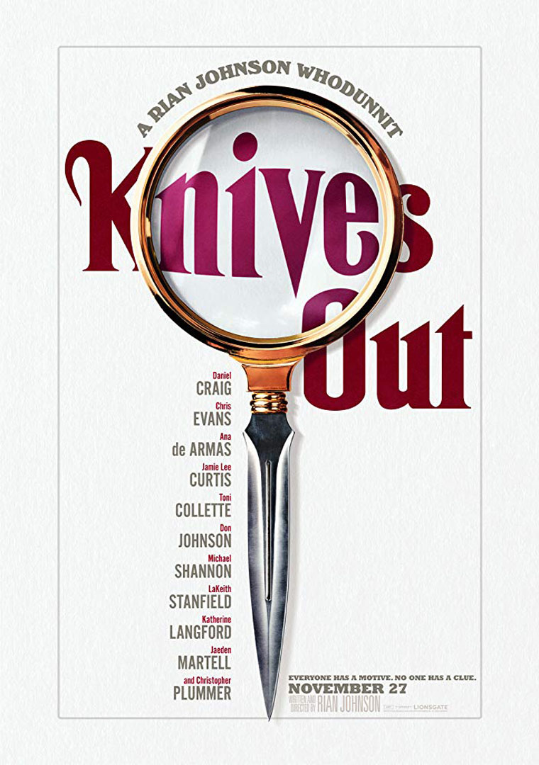 Knives Out, trailer, Rian Johnson, Daniel Craig, Chris Evans
