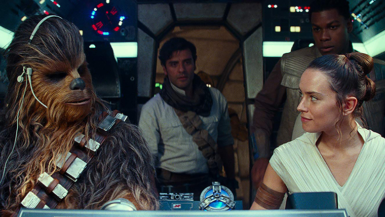 Star Wars: El Ascenso de Skywalker, The Rise of Skywalker, Rey, Poe Dameron, Finn, Chewbacca