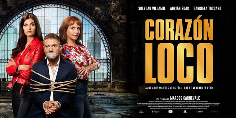 Corazón Loco, Adrián Suar, Marcos Carnevale, poster