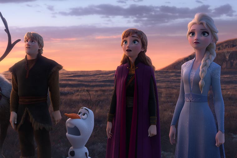 Frozen 2, Elsa, Anna, Kristoff, Olaf