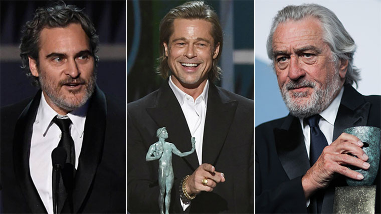 Premios SAG, SAG Awards, Joaquin Phoenix, Brad Pitt, Robert De Niro