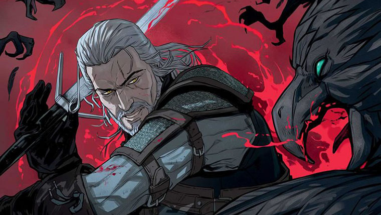 The Witcher, Nightmare of the Wolf, Geralt de Rivia, Geralt of Rivia, anime