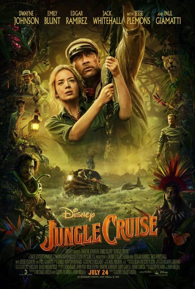Jungle Cruise, trailer, Dwayne Johnson, The Rock, Emily Blunt, poster