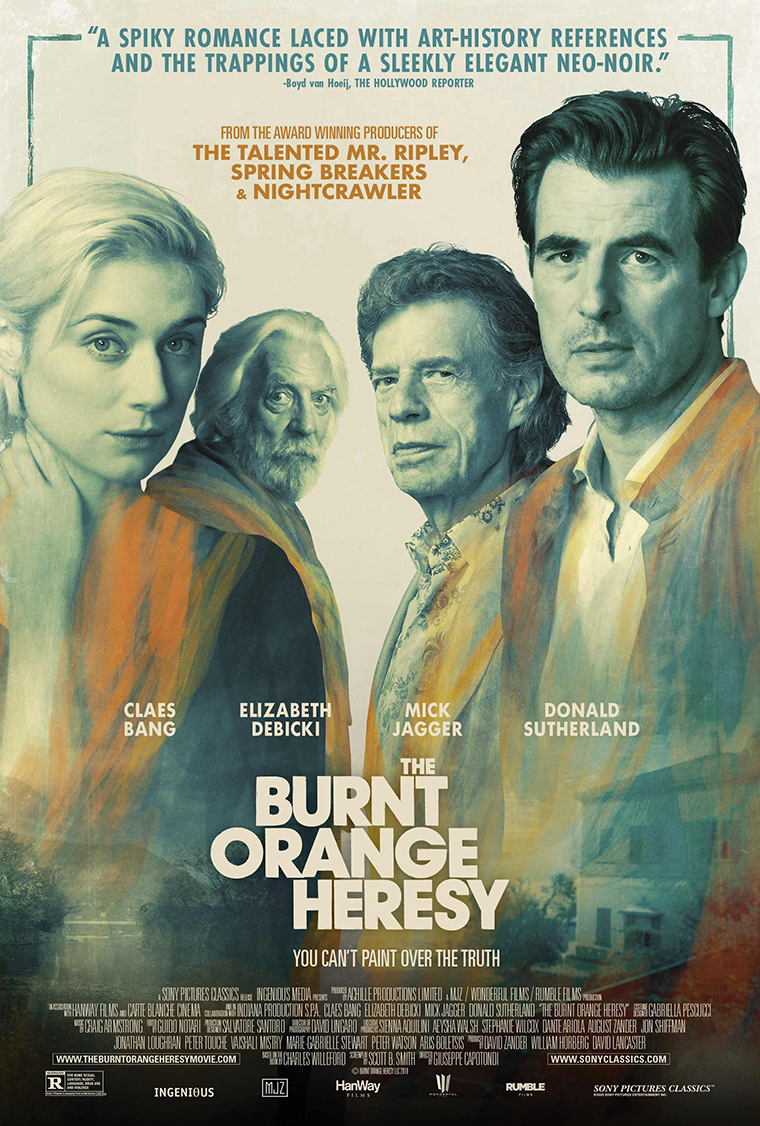 The Burnt Orange Heresy, poster