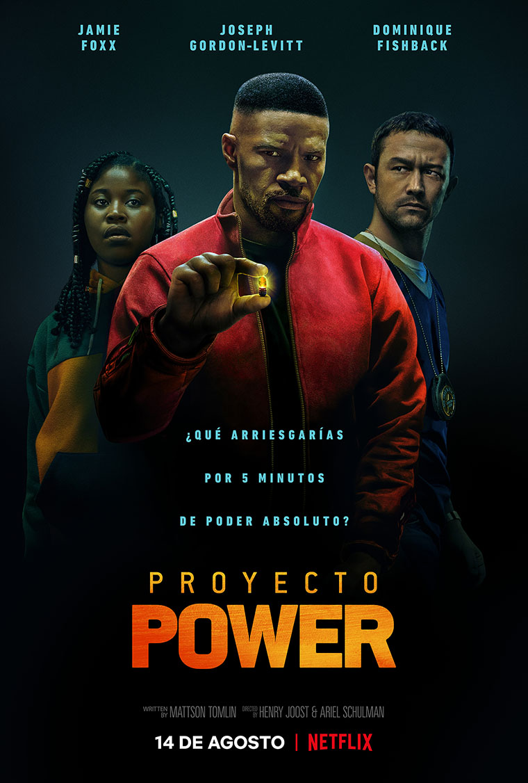 Project Power, poster, Jamie Foxx, Joseph Gordon-Levitt